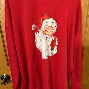 PLUS Women's Holiday Polyester Top